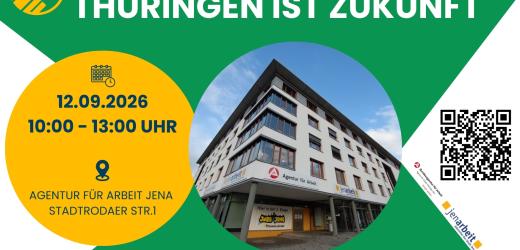 Gebäude jenarbeit mit Termin Messe