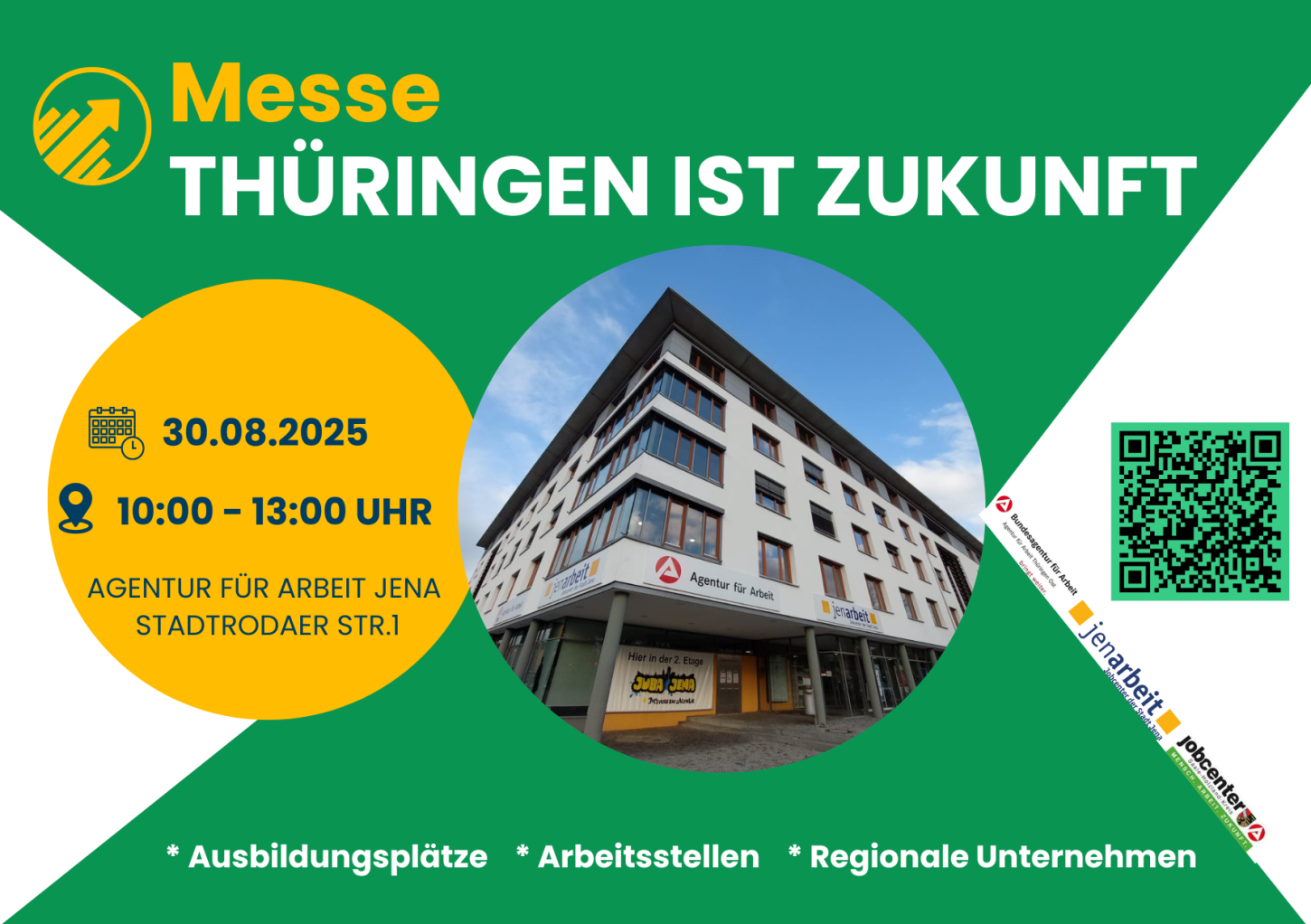 Flyer zur Messe THÜRINGEN IST ZUKUNFT am 30. August 2025
