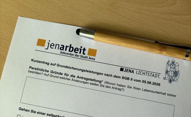Kurzantrag jenarbeit