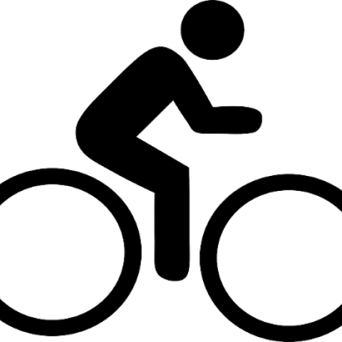 Fahrradfahrerin