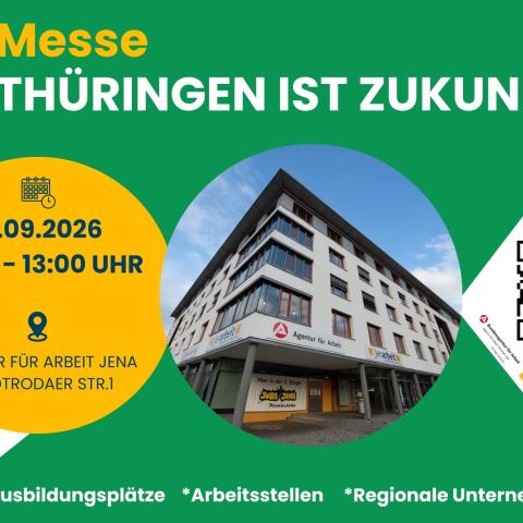 Gebäude jenarbeit mit Termin Messe